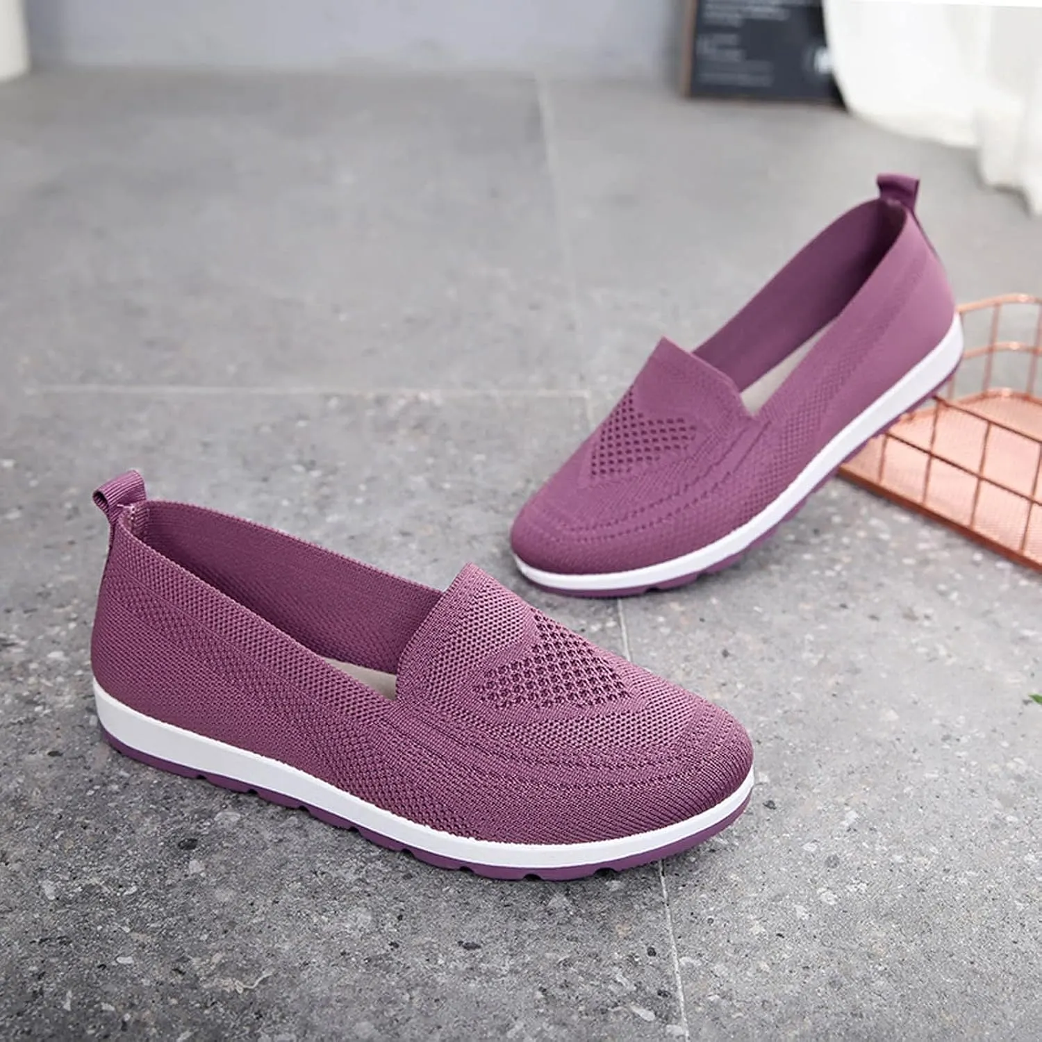 Womens Shoes 7.5 Wide Width Sneakers Slip On Sneakers Women Arch Support Wide Shoes for Women Sneakers Womens Light Weight Walking Sneakers Size 10 Wide Zapatos Das Ortop??Dicos para Mujeres