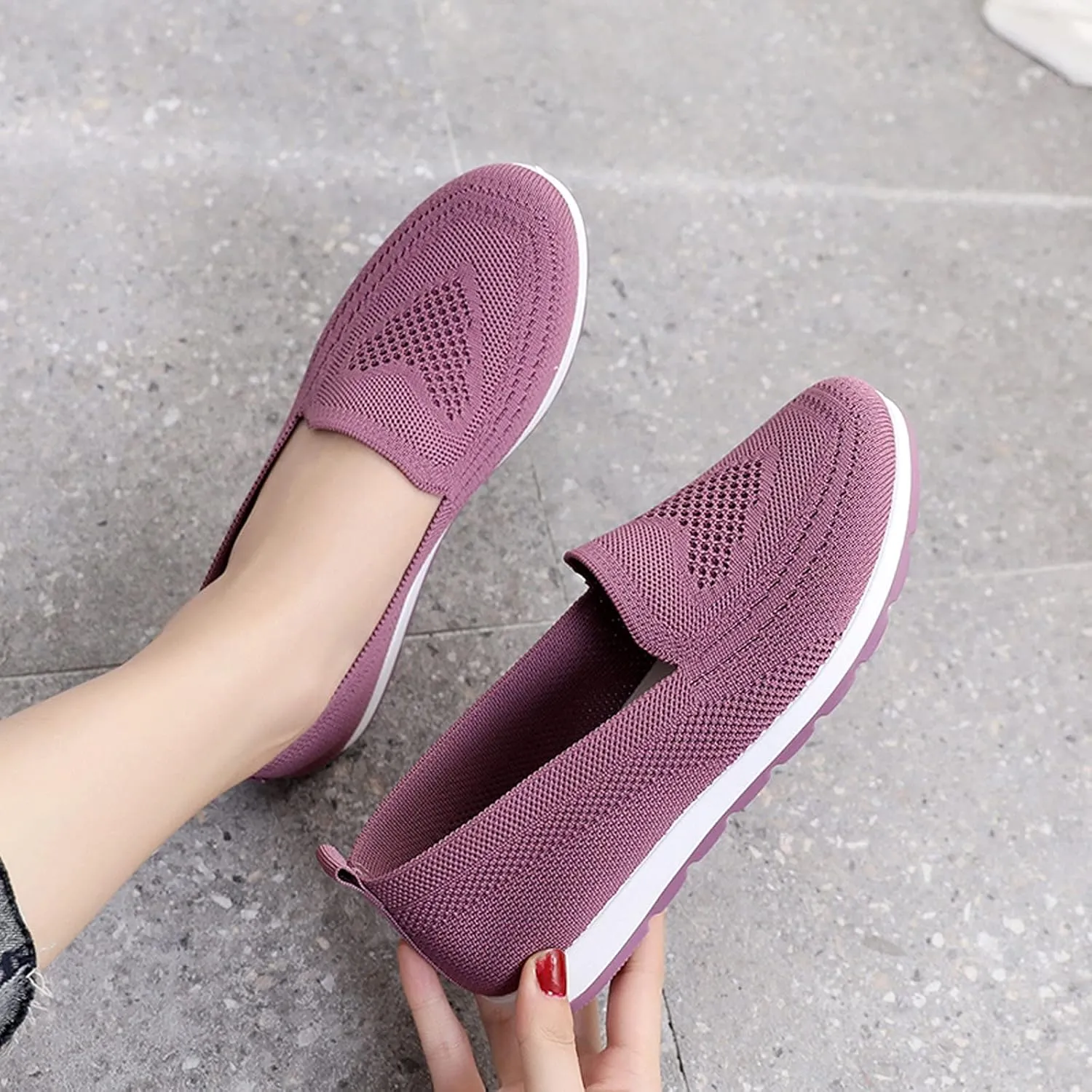 Womens Shoes 7.5 Wide Width Sneakers Slip On Sneakers Women Arch Support Wide Shoes for Women Sneakers Womens Light Weight Walking Sneakers Size 10 Wide Zapatos Das Ortop??Dicos para Mujeres