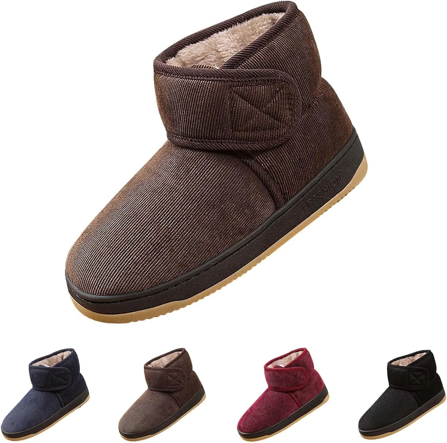Womens Shoes Dressy Casual Fall Winter Wedge Womens Winter Booties Slip On Snowboots for Women Pink Fur Boots Womens Winter Boots Waterproof Insulated Deals of The Day