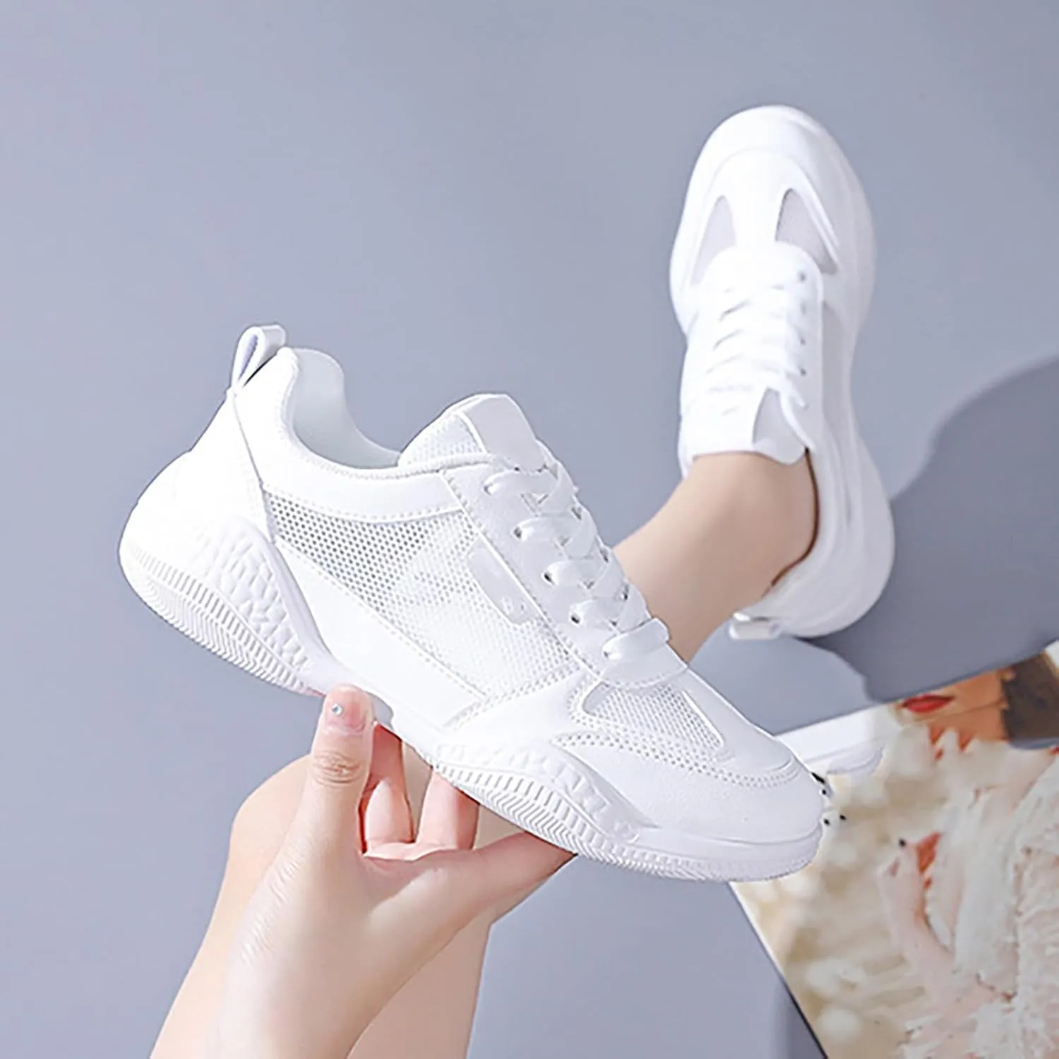 Women's Walking Sock Shoes Elastic Knit Lightweight Mens Dress Shoes Workout Women's Shoes Casual Black Platform Sneaker Red Tennis Shoe Cross Trainer Shoe