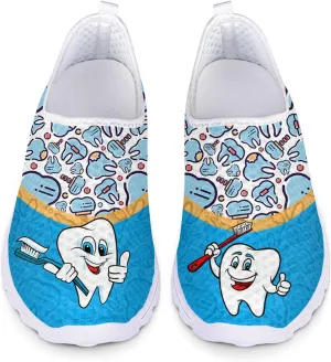 Womens Walking Tennis Medical Nurse Shoes Slip On Loafers Lightweight Casual Sneakers for Gym Travel Work