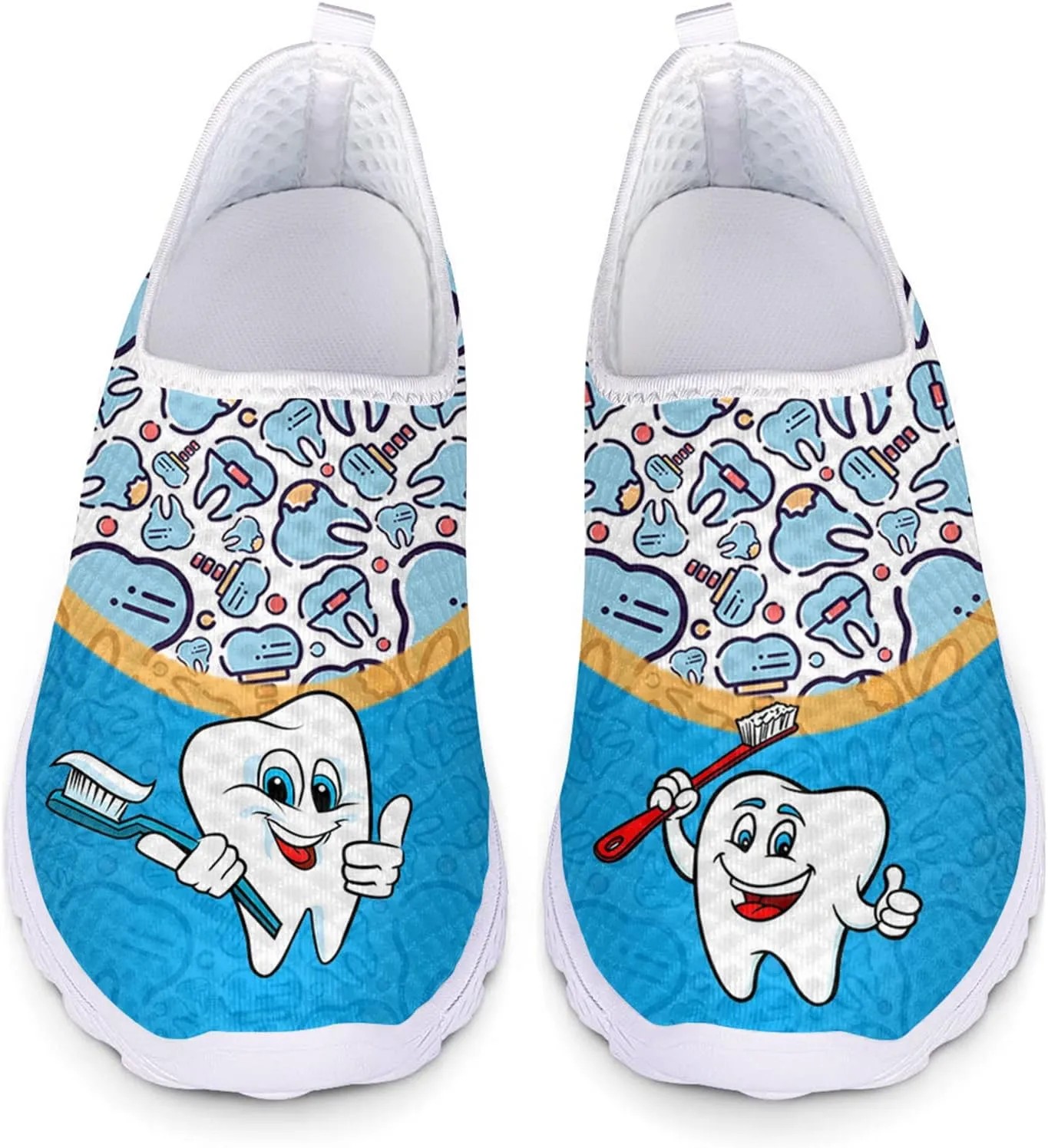 Womens Walking Tennis Medical Nurse Shoes Slip On Loafers Lightweight Casual Sneakers for Gym Travel Work