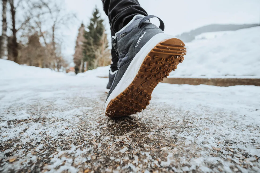Women's Warm and Waterproof Hiking Boots - SH100 X-WARM Mid