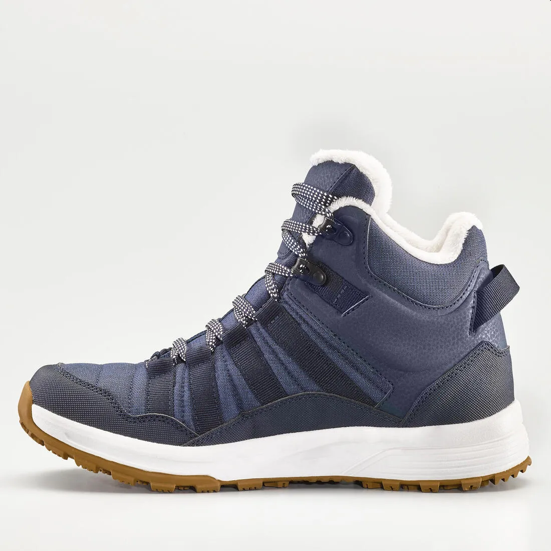 Women's Warm and Waterproof Hiking Boots - SH100 X-WARM Mid