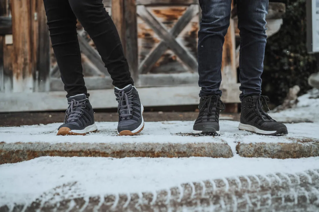 Women's Warm and Waterproof Hiking Boots - SH100 X-WARM Mid