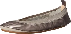 Yosi Samra Unisex-Child Sammie Metallic Ballet Flat