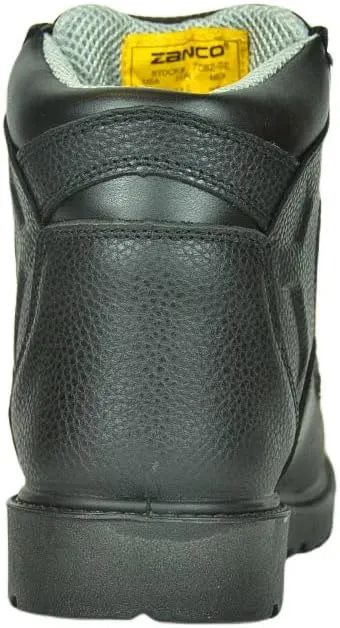 ZANCO MEN'S 6" STEEL TOE ELECTRICAL HAZARD SAFETY WORK BOOTS/HIKING BOOTS