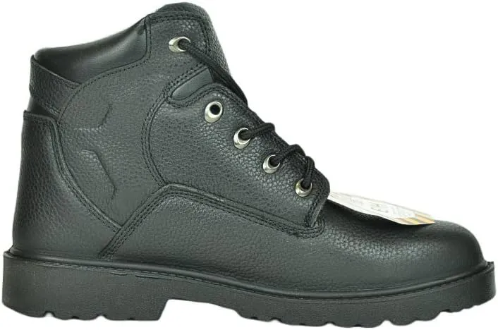 ZANCO MEN'S 6" STEEL TOE ELECTRICAL HAZARD SAFETY WORK BOOTS/HIKING BOOTS